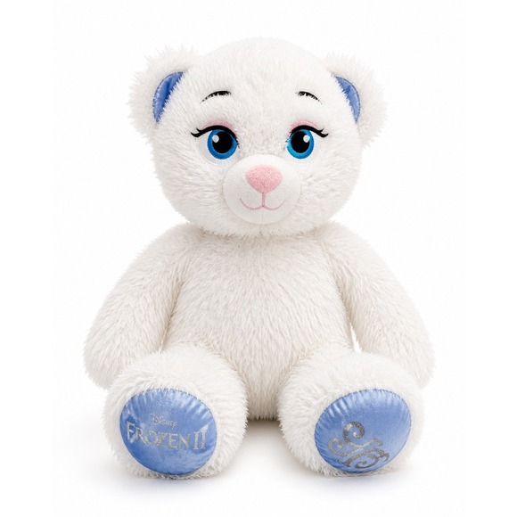 Build-A-Bear Workshop Other - Build A Bear Frozen II White Teddy Bear Plush Disney‎ Elsa Anna Stuffed Animal